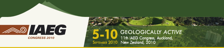 IAEG Congress 2010, Geologically Active, Auckland, New
Zealand